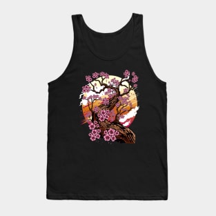 Wild Cherry Blossom Tank Top